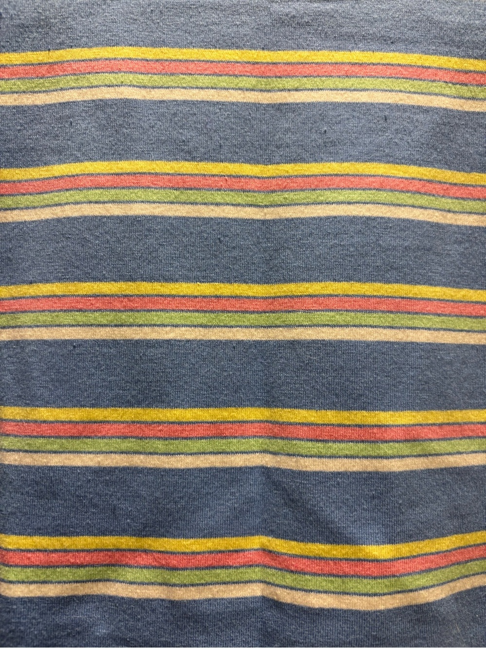 Striped Ruffle Sleeve Top - Blue - Picture 3 of 4